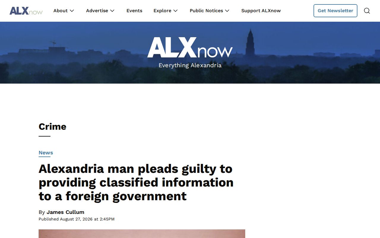 Alexandria City ALXnow crime news index